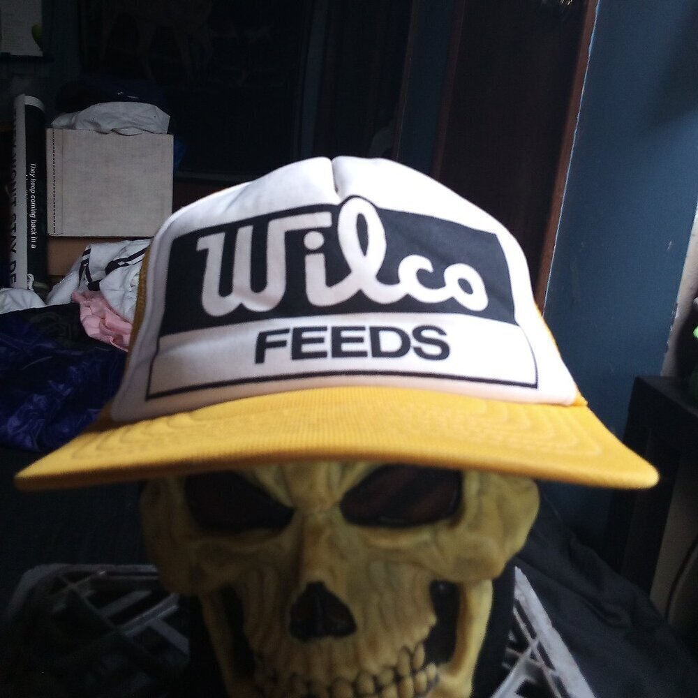 Deadstock Vintage Wilco Feeds Snap Trucker Hat Cap